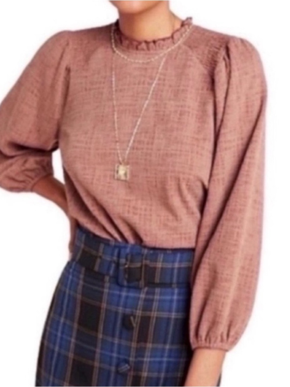 Anthropologie Current Air Jasia Balloon Sleeve Top